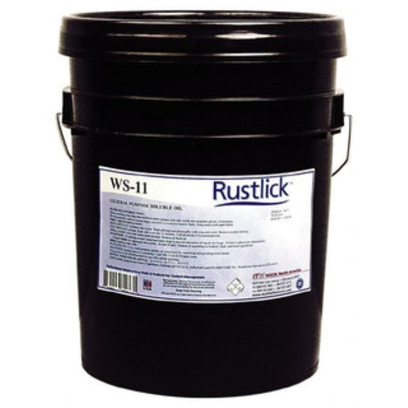 Rustlick WS-11 5 Gal Pail Grinding Fluid Water Soluble, For Use on Brass, Copper, Ferrous Metals, Titanium 74053 – 00269258