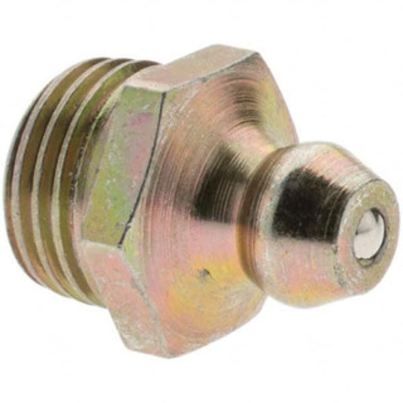 Value Collection Straight Head Angle, M10x1 Taper Thread Grease Fitting Zinc Plated Finish BDNA–7604-58 – 61861977