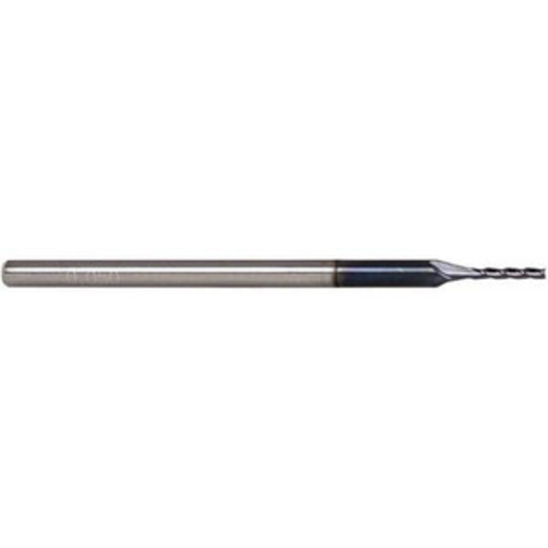 Accupro 0.05, 0.3 LOC, 1/8 Shank Diam, 2-1/2 OAL, 3 Flute, Solid Carbide Square End Mill Single End, AlTiN Finish, Spiral Flute, 30 Helix, Centercutting, Series Miniature AP64540842 – 64540842
