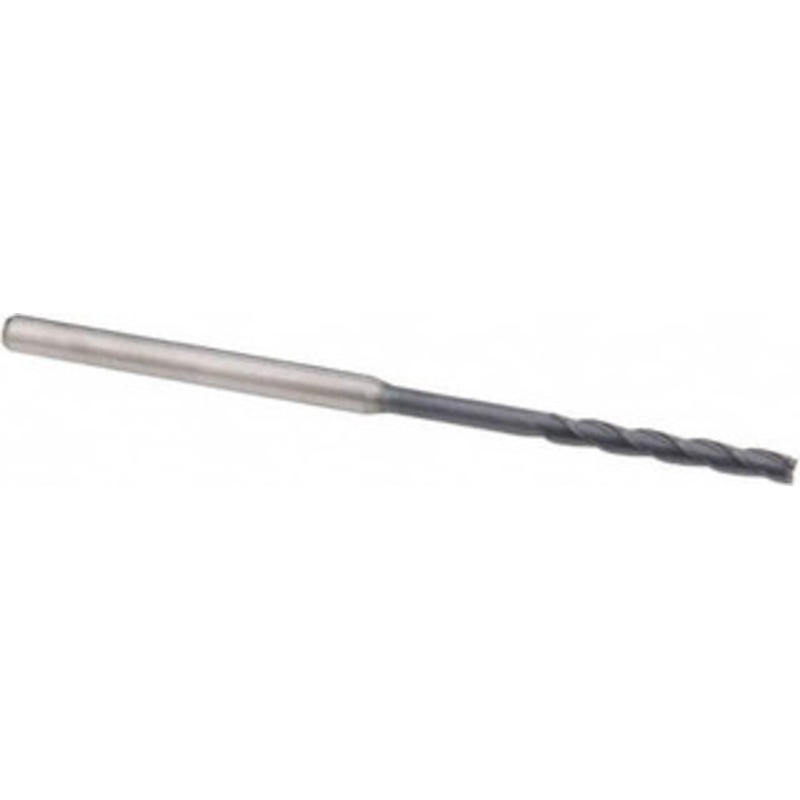Accupro 0.095, 0.142 LOC, 1/8 Shank Diam, 2-1/2 OAL, 3 Flute, Solid Carbide Square End Mill Single End, AlTiN Finish, Spiral Flute, 30 Helix, Centercutting, Right Hand Cut, Right Hand Flute, Series Miniature 6501382 – 62786850