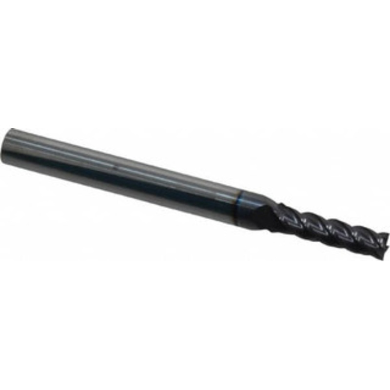 Accupro 4.5mm, 16mm LOC, 6mm Shank Diam, 63mm OAL, 4 Flute, Solid Carbide Square End Mill Single End, AlTiN Finish, Spiral Flute, 40 Helix, Centercutting, Right Hand Cut, Right Hand Flute 12182411 – 60057015