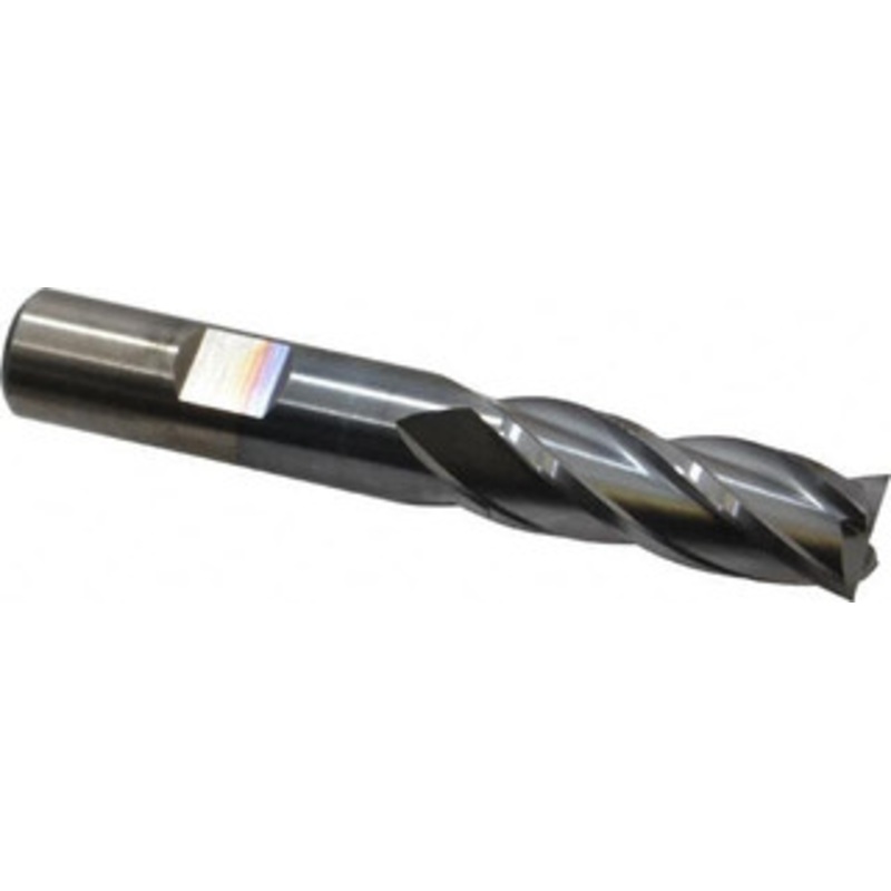 Cleveland 1/2, 1-1/4 LOC, 1/2 Shank Diam, 3-1/4 OAL, 4 Flute, High Speed Steel Square End Mill Single End, TiCN Finish, Spiral Flute, 30 Helix, Centercutting, Right Hand Cut, Right Hand Flute, Series HG-4C C33265 – 87379533