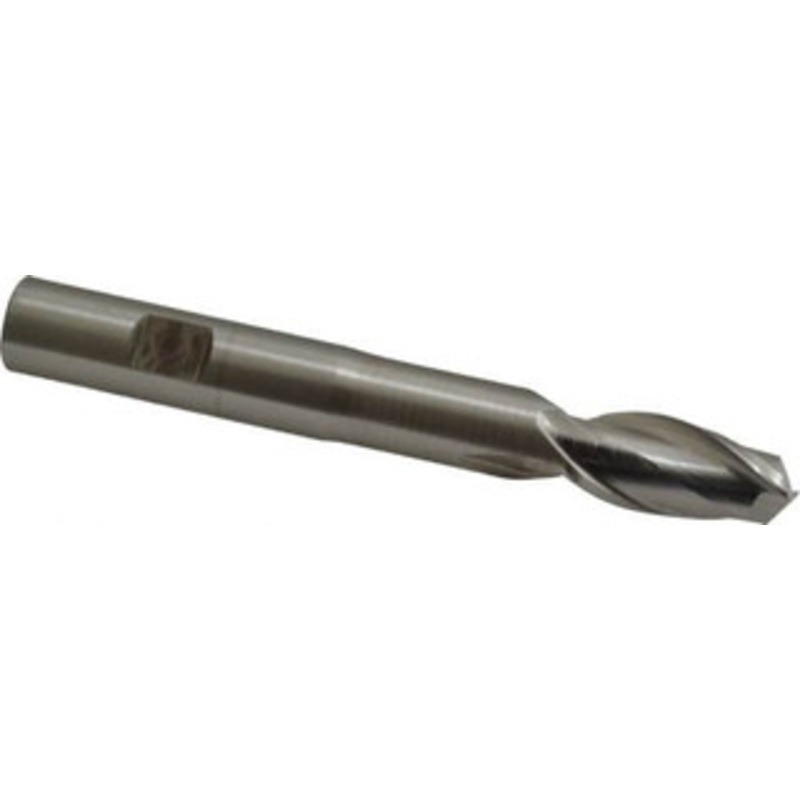 Cleveland 1/2, 1 LOC, 1/2 Shank Diam, 4 OAL, 2 Flute, High Speed Steel Square End Mill Single End, Uncoated, Spiral Flute, 30 Helix, Centercutting, Right Hand Cut, Right Hand Flute, Series HGN-2 C41781 – 87398913