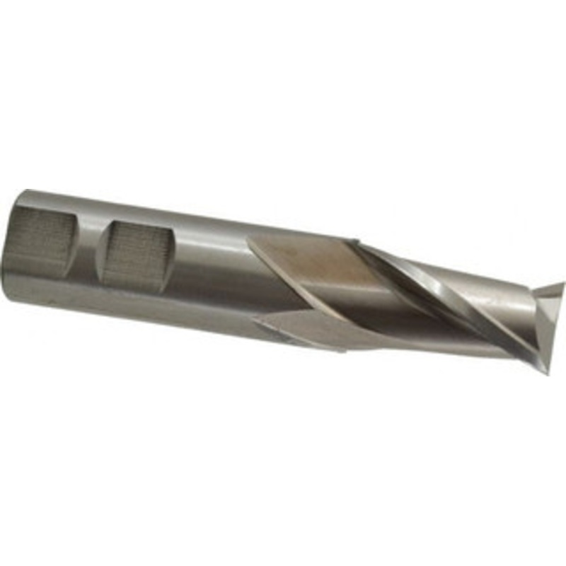 Cleveland 7/8, 1-1/2 LOC, 7/8 Shank Diam, 4-1/8 OAL, 2 Flute, High Speed Steel Square End Mill Single End, Uncoated, Spiral Flute, 30 Helix, Centercutting, Right Hand Cut, Right Hand Flute, Series HG-2 C41637 – 87393070