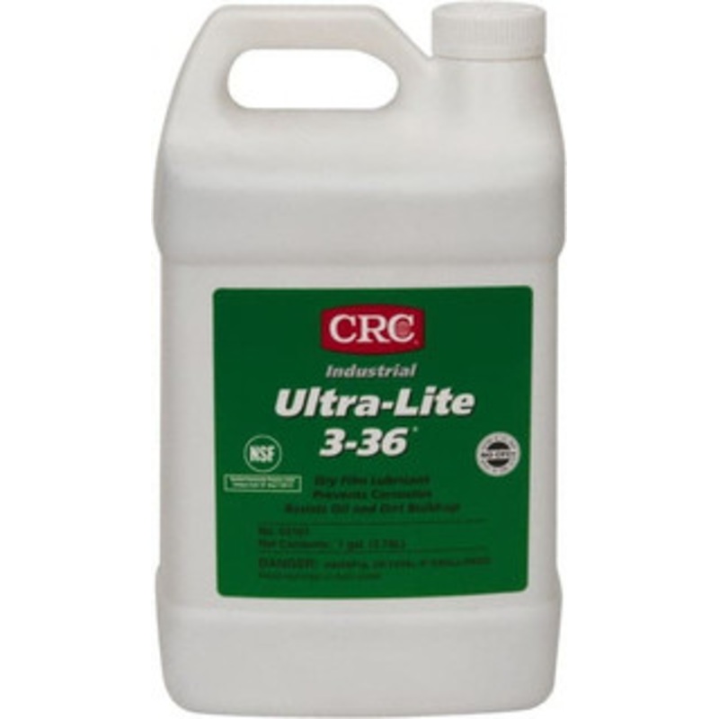 CRC 1 Gal Bottle Dry Film Lubricant Amber, -40F to 300F, Food Grade 1003428 – 82015223