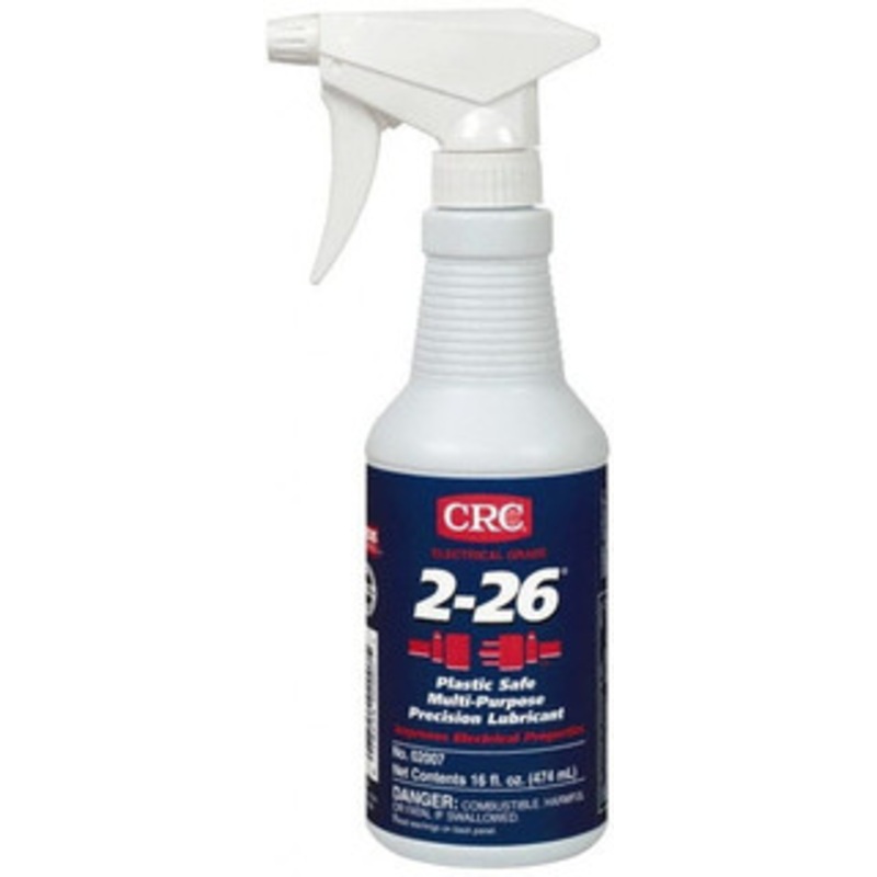 CRC 16 oz Trigger Spray Bottle Nondrying Film Penetrant/Lubricant Amber, 250F Max, Food Grade 1003166 – 03012689