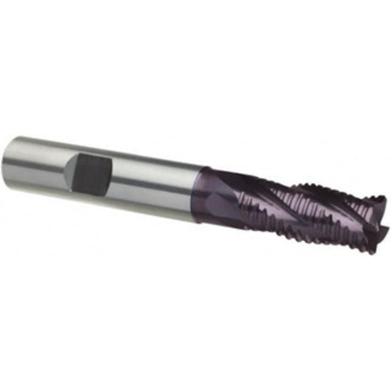 Guhring 3/4, 2-1/4 LOC, 3/4 Shank Diam, 5 OAL, 4 Flute, Solid Carbide Square End Mill Single End, FIREX Finish, Spiral Flute, 30/32 Variable Helix, Centercutting, Right Hand Cut, Right Hand Flute, Series 4256 9042560190500 – 53721130