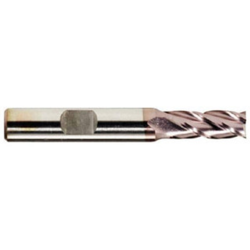 Hertel 7/16, 1-3/4 LOC, 3/8 Shank Diam, 3-3/4 OAL, 4 Flute, High Speed Steel Square End Mill Single End, TiCN Finish, Spiral Flute, 30 Helix, Centercutting, Right Hand Cut, Right Hand Flute E799921168 – 87623468