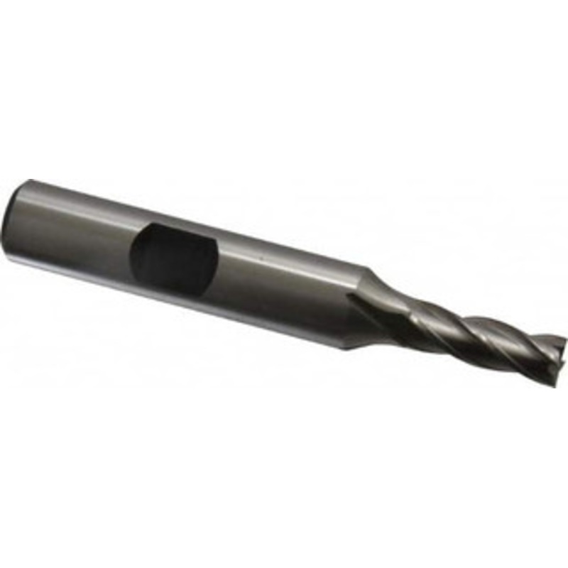 Hertel 7/32, 5/8 LOC, 3/8 Shank Diam, 2-7/16 OAL, 4 Flute, High Speed Steel Square End Mill Single End, Uncoated, Spiral Flute, 30 Helix, Centercutting, Right Hand Cut, Right Hand Flute E103901402 – 41115148