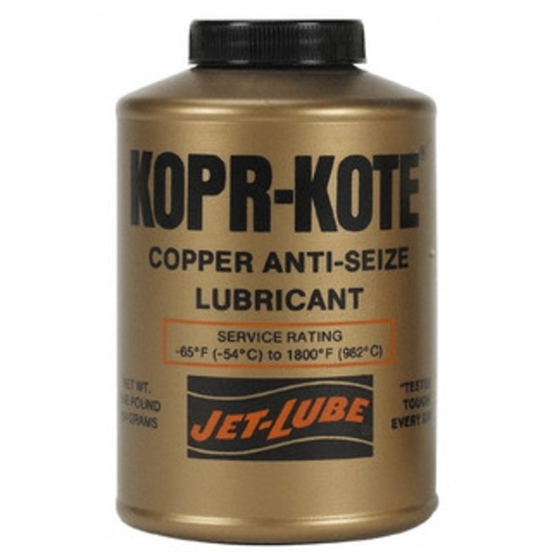 Jet-Lube 12 oz Aerosol High Temperature Anti-Seize Lubricant Copper/Graphite, -65 to 1,800F, Copper/Bronze, Water Resistant 10041 – 01461847