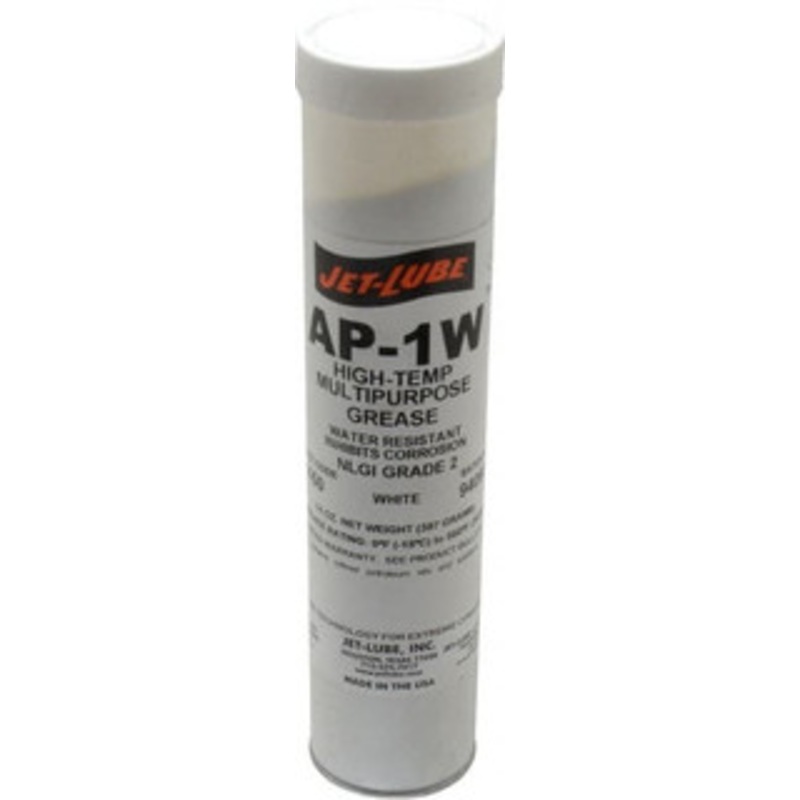Jet-Lube 14 oz Cartridge High Temperature Grease White, High Temperature, 550F Max Temp, NLGIG 2, 31650 – 00328245