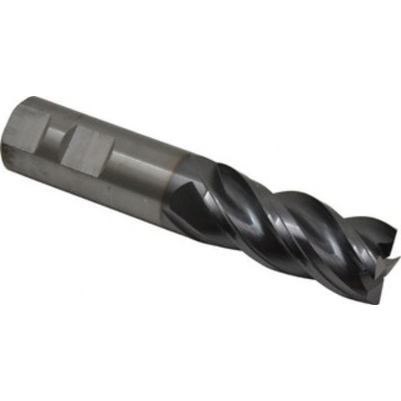 Kennametal 1, 2-1/4 LOC, 1 Shank Diam, 5 OAL, 4 Flute, Solid Carbide Square End Mill Single End, AlTiN Finish, Spiral Flute, 38 Helix, Centercutting, Right Hand Cut, Right Hand Flute, Series HPHV 4067318 – 44194199