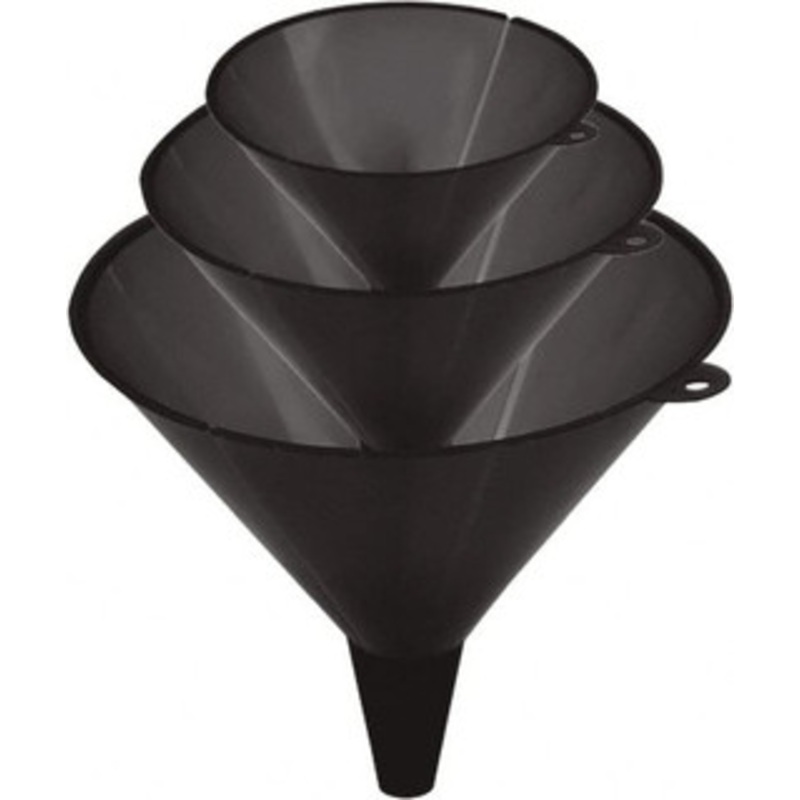 LuMax 48 oz Capacity Plastic Funnel Set Straight Spout, Black LX-1605 – 38446589