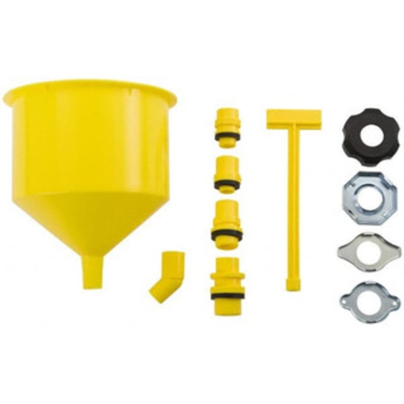 Proto 1 Qt Capacity Plastic Funnel Straight Spout, Yellow JFF160 – 73437741