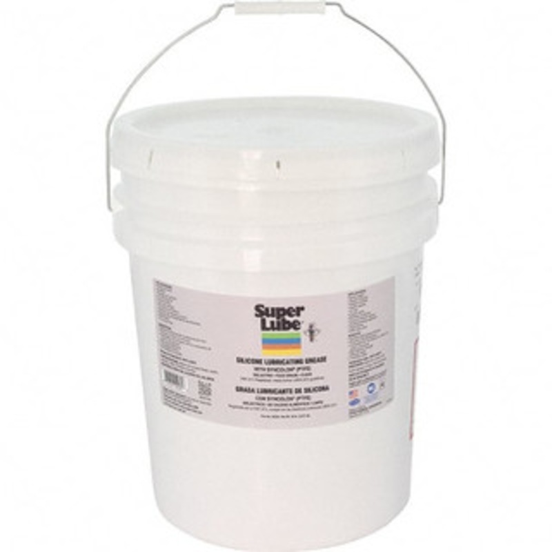 Synco Chemical Super Lube 30 Lb Pail Silicone General Purpose Grease Translucent White/Gray, Food Grade, 500F Max Temp, NLGIG 2, 92030 – 76332303