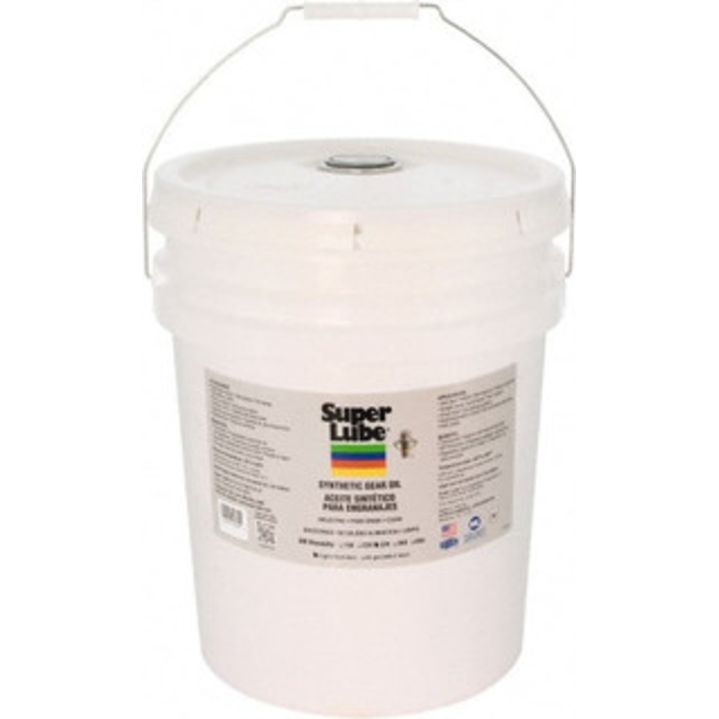 Synco Chemical Super Lube 5 Gal Pail, Synthetic Gear Oil -45F to 450F, ISO 320 54305 – 05887328