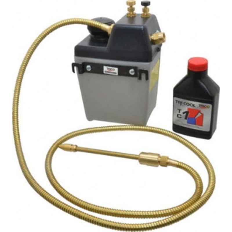 Trico 1 Outlet, 0.25 Gal Tank Capacity, High Density Polyethylene Tank Mist Coolant System 5 ft. Coolant Line Length, 6 Hose Length 30541 – 09418047