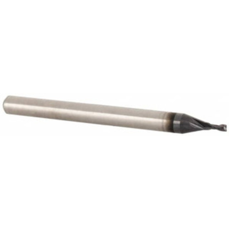 Accupro 0.043, 0.09 LOC, 1/8 Shank Diam, 1-1/2 OAL, 2 Flute, Solid Carbide Square End Mill Single End, TiAlN Finish, Spiral Flute, 30 Helix, Centercutting, Right Hand Cut, Right Hand Flute EM95994301 – 87635678