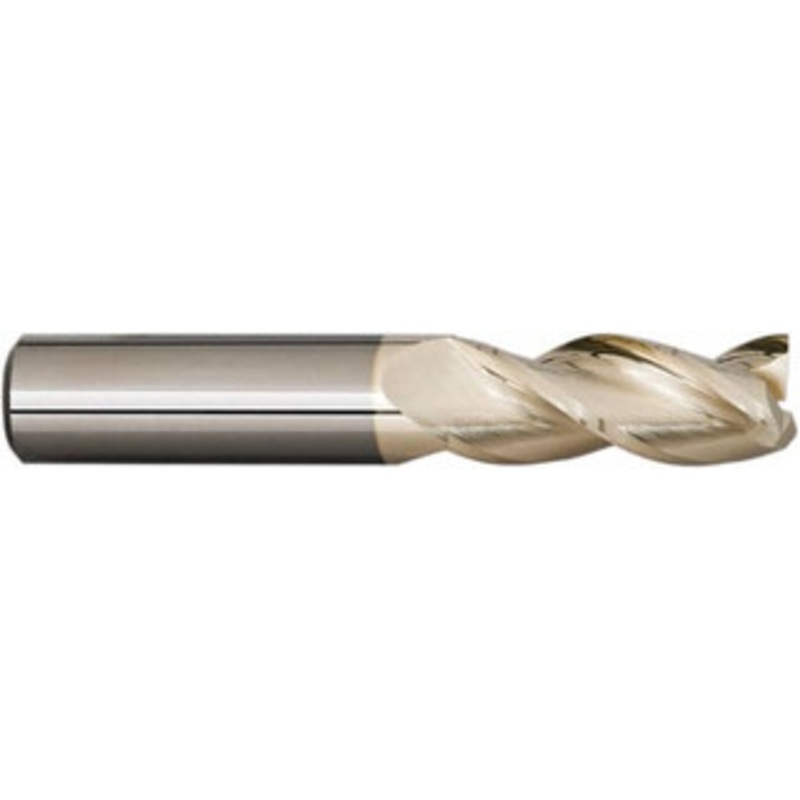 Accupro 1, 1-1/4 LOC, 1 Shank Diam, 5 OAL, 3 Flute, Solid Carbide Square End Mill Single End, ZrN Finish, Spiral Flute, 37 Helix, Centercutting, Right Hand Cut, Right Hand Flute A350-10020WF-C5 – 44191658