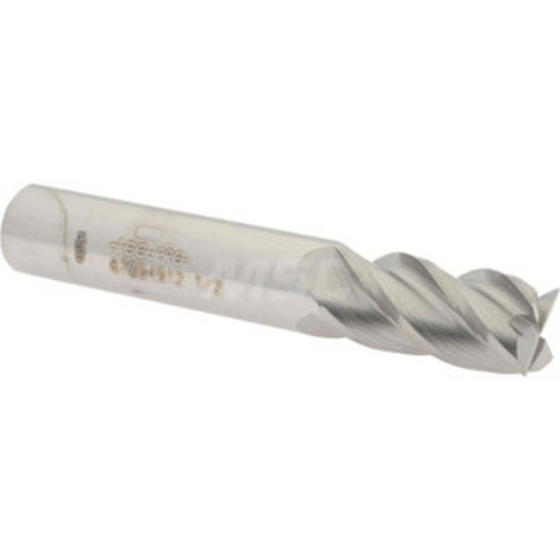 Accupro 1/2, 1 LOC, 1/2 Shank Diam, 3 OAL, 4 Flute, Solid Carbide Square End Mill Single End, Uncoated, Spiral Flute, 40 Helix, Centercutting, Right Hand Cut, Right Hand Flute 12177088 – 67094912