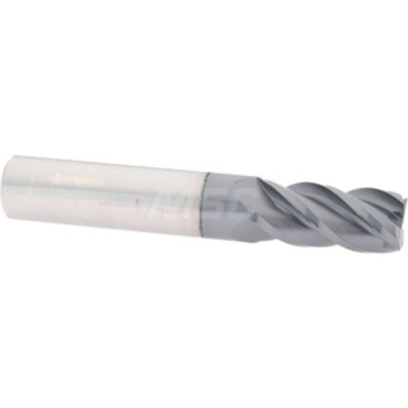 Accupro 31/64, 1 LOC, 1/2 Shank Diam, 3 OAL, 4 Flute, Solid Carbide Square End Mill Single End, AlTiN Finish, Spiral Flute, 40 Helix, Centercutting, Right Hand Cut, Right Hand Flute 12182585 – 01982800