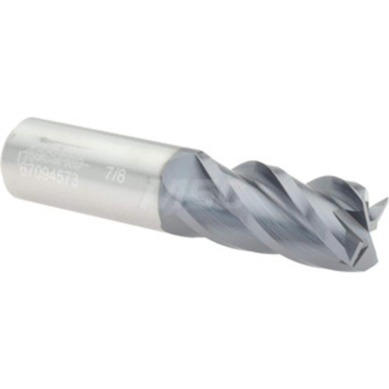 Accupro 7/8, 1-3/4 LOC, 7/8 Shank Diam, 4 OAL, 4 Flute, Solid Carbide Square End Mill Single End, AlTiN Finish, Spiral Flute, 40 Helix, Centercutting, Right Hand Cut, Right Hand Flute 12177097 – 67094573