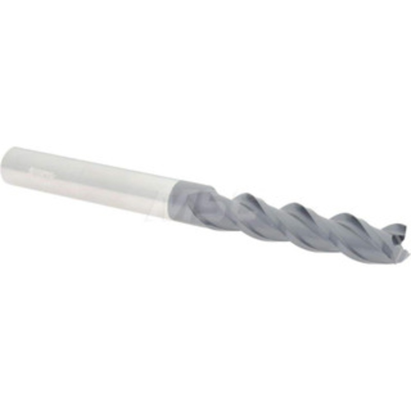 Accupro 9/16, 2-1/2 LOC, 9/16 Shank Diam, 6 OAL, 3 Flute, Solid Carbide Square End Mill Single End, AlTiN Finish, Spiral Flute, 40 Helix, Centercutting, Right Hand Cut, Right Hand Flute 12176636 – 76490473