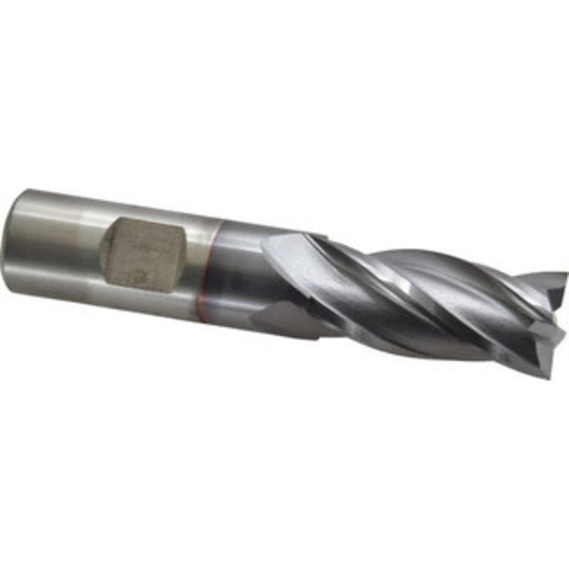 Cleveland 3/4, 1-5/8 LOC, 3/4 Shank Diam, 3-7/8 OAL, 4 Flute, Cobalt Square End Mill Single End, TiCN Finish, Spiral Flute, 30 Helix, Centercutting, Right Hand Cut, Right Hand Flute, Series HGC-4C C32637 – 87437018
