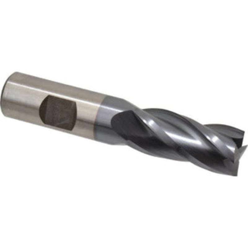 Cleveland 3/4, 1-5/8 LOC, 3/4 Shank Diam, 3-7/8 OAL, 4 Flute, High Speed Steel Square End Mill Single End, TiCN Finish, Spiral Flute, 30 Helix, Centercutting, Right Hand Cut, Right Hand Flute, Series HG-4C C33277 – 87379673