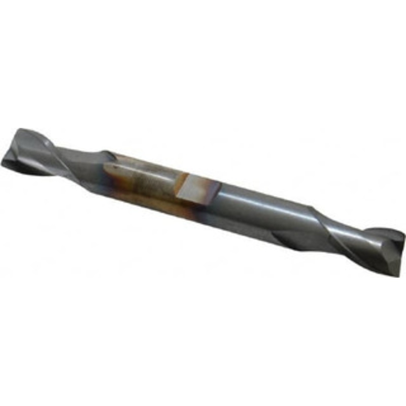 Cleveland 3/8, 9/16 LOC, 3/8 Shank Diam, 3-1/2 OAL, 2 Flute, High Speed Steel Square End Mill Double End, TiCN Finish, Spiral Flute, 30 Helix, Centercutting, Right Hand Cut, Right Hand Flute, Series HD-2 C33705 – 87391157