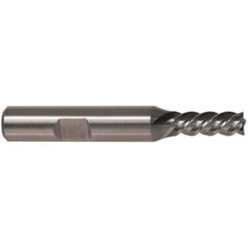 Cleveland 5/16, 3/4 LOC, 3/8 Shank Diam, 2-1/2 OAL, 4 Flute, High Speed Steel Square End Mill Single End, TiCN Finish, Spiral Flute, 30 Helix, Left Hand Cut, Left Hand Flute, Series HG-4LL C33620 – 87386470
