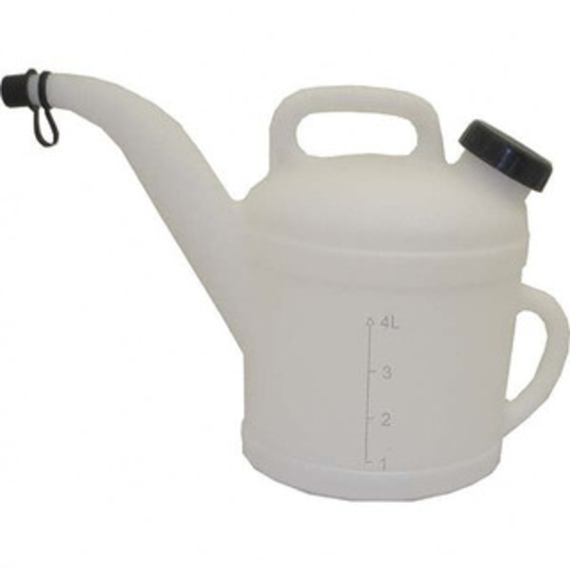 Funnel King Can & Hand-Held Oilers, Type: Measure, Body Material: Polyethylene, Capacity Range: 1 Gal. and Larger, Spout Type: Rigid, Capacity (Qt.): 4.00, Capacity (pt.): 8 32375 – 55887434