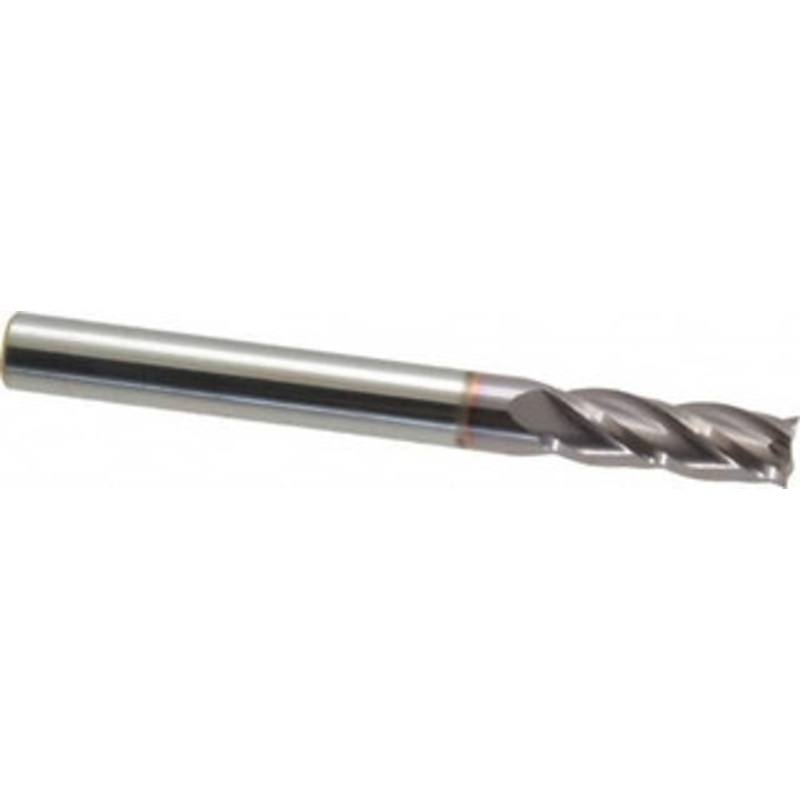 Hertel 1/4, 3/4 LOC, 1/4 Shank Diam, 2-1/2 OAL, 4 Flute, Solid Carbide Square End Mill Single End, TiCN Finish, Spiral Flute, 30 Helix, Centercutting, Right Hand Cut, Right Hand Flute 750269 – 74453358