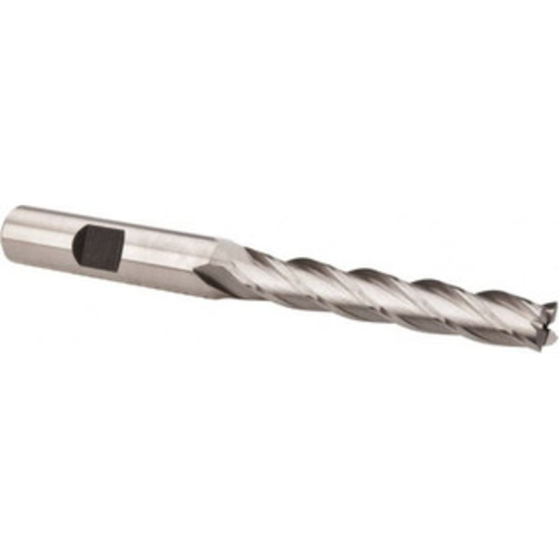 Hertel 5/16, 2 LOC, 3/8 Shank Diam, 3-3/4 OAL, 4 Flute, Cobalt Square End Mill Single End, Uncoated, Spiral Flute, 30 Helix, Right Hand Cut, Right Hand Flute E2036020 – 84511195