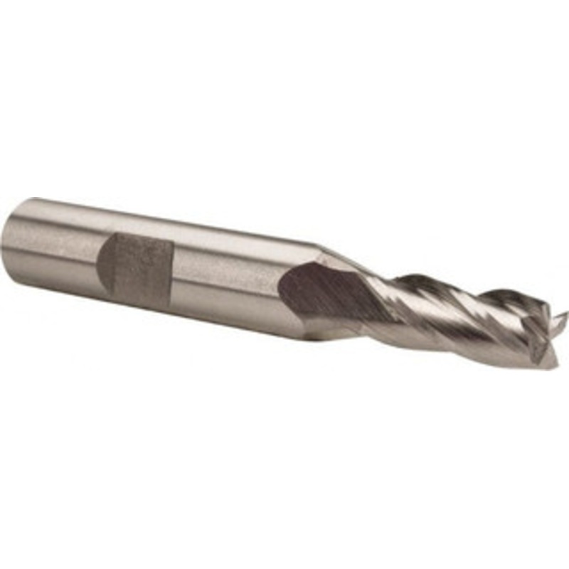 Hertel 7mm, 11/16 LOC, 3/8 Shank Diam, 2-1/2 OAL, 4 Flute, Cobalt Square End Mill Single End, Uncoated, Spiral Flute, Centercutting, Right Hand Cut, Right Hand Flute CCP-12M7 – 74128331