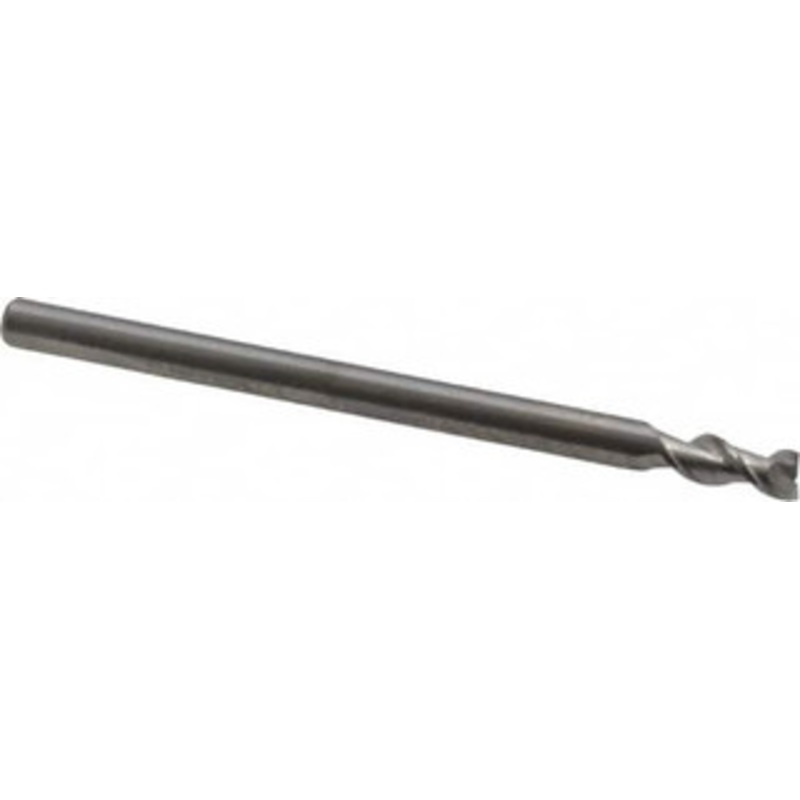 Kennametal 1/8, 1/4 LOC, 1/8 Shank Diam, 2 OAL, 2 Flute, Solid Carbide Square End Mill Single End, Uncoated, Spiral Flute, 45 Helix, Centercutting, Right Hand Cut, Right Hand Flute, Series AADF 3658875 – 71095889