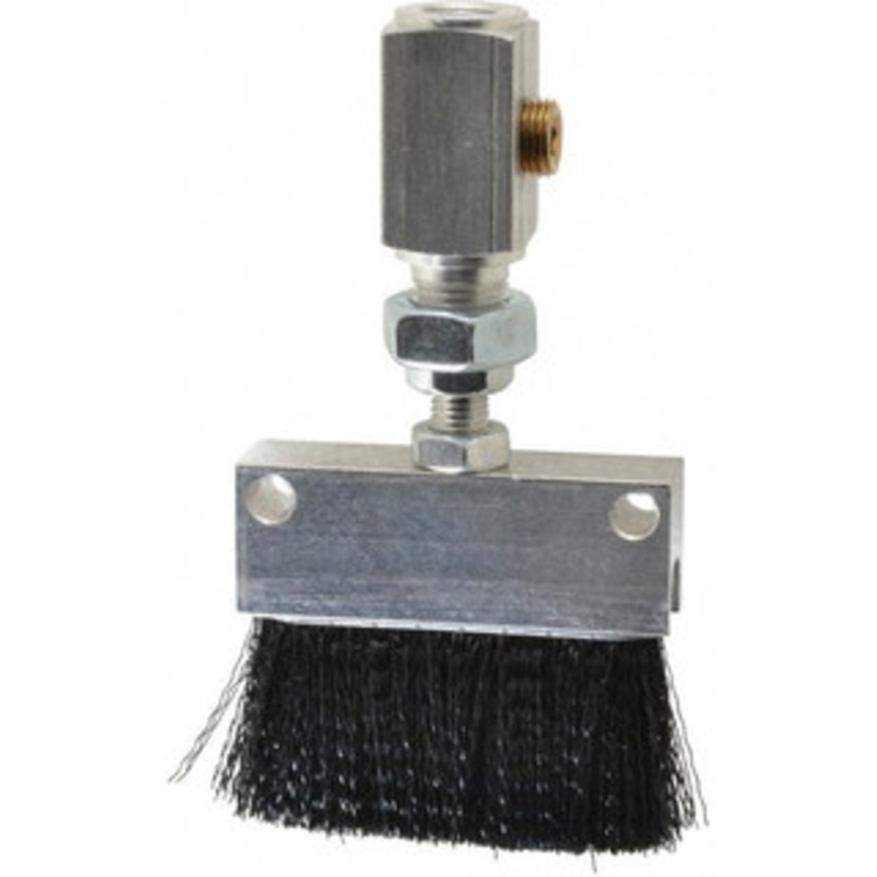 LDI Industries 2-1/4 Long Brush, 2-1/4 Width/Diam, PTF Thread Oil Reservoir Lubrication Brushes 1-5/32 Bristle Length, 250F, 3 Length Under Mounting Thread, Straight Shank SB305-2 – 03241494