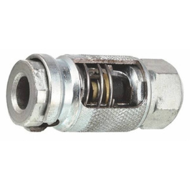 Lincoln 250 Operating psi, 2-1/2 Long, 1/4 Thread, Grease Gun Air Coupler NPT (F) Thread 815 – 76033463