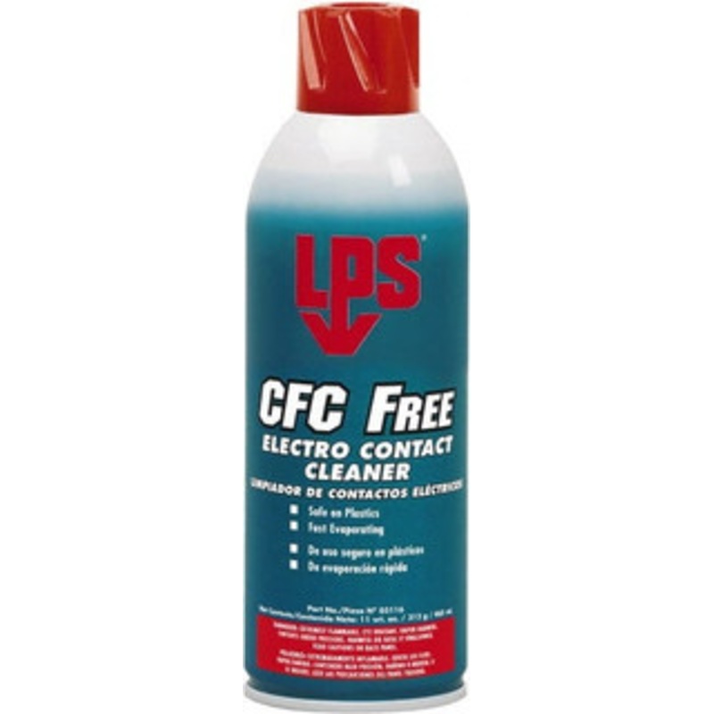 LPS Labs 11 Ounce Aerosol Contact Cleaner 0F Flash Point, Flammable, Food Grade, Plastic Safe 03116 – 00252916