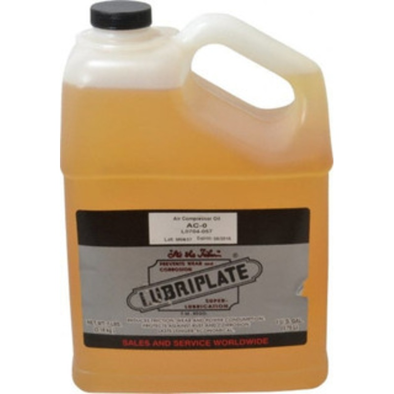 Lubriplate 1 Gal Bottle, ISO 32, SAE 10, Air Compressor Oil 137 Viscosity (SUS) at 100F, 43 Viscosity (SUS) at 210F, Series AC-0 L0704-057 – 00424820