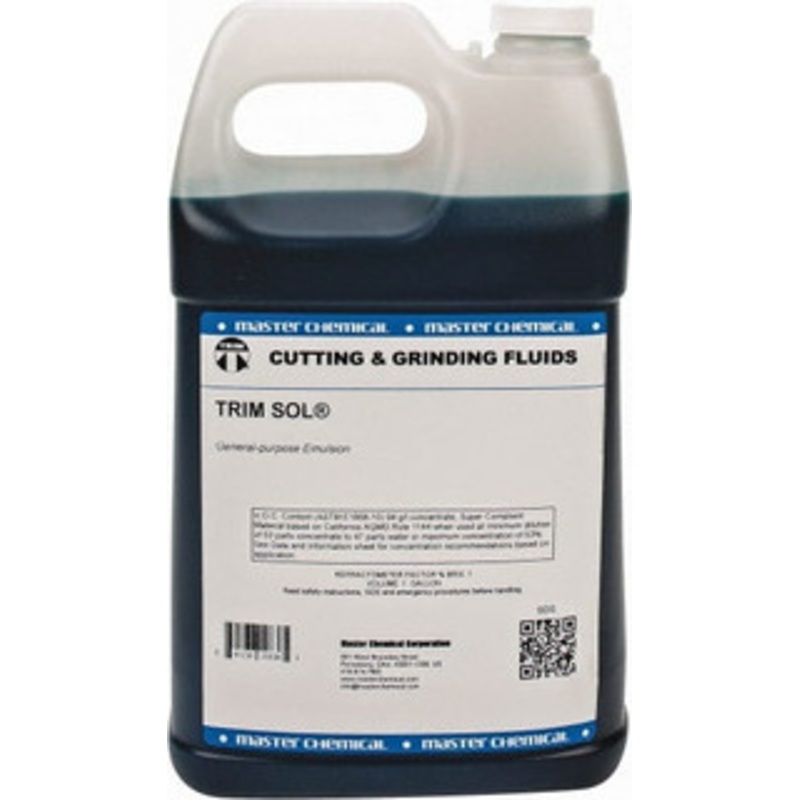 Master Fluid Solutions TRIM SOL 1 Gal Bottle Cutting & Grinding Fluid Water Soluble, For Use on Ferrous Metals & Nonferrous Metals SOL/1 – 01790336