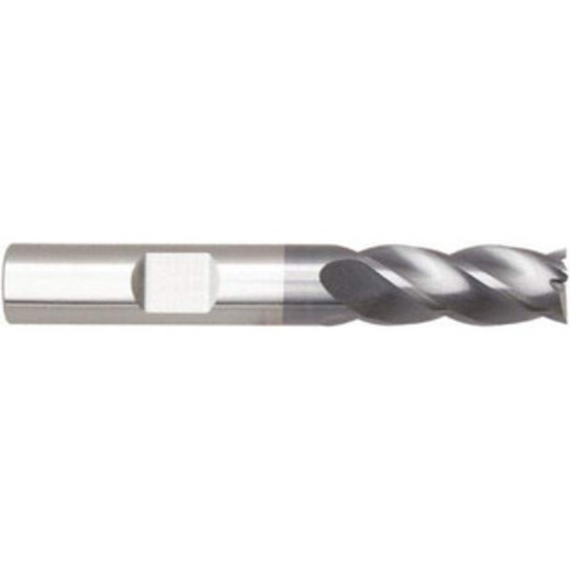 Niagara Cutter 1/2, 1-1/4 LOC, 1/2 Shank Diam, 3 OAL, 4 Flute, Solid Carbide Square End Mill Single End, AlTiN Finish, Helical Flute, Variable Helix, Centercutting, Right Hand Cut, Right Hand Flute, Series STS430.2 03084038 – 42551150