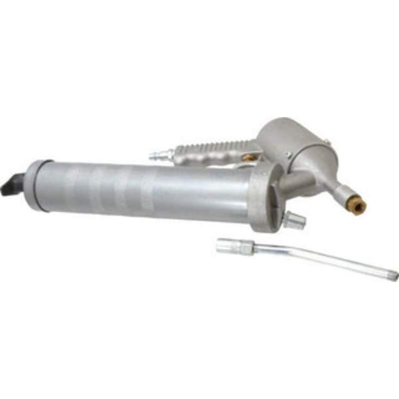 PROLUBE 4,800 Max psi, Rigid Air-Operated Grease Gun 14 oz (Cartridge) Capacity, 1/8 Thread Outlet, 40 Strokes per oz, Bulk, Cartridge, Filler Pump & Suction Fill, Includes 4 Jaw Coupler PGG/1R/N – 77127397