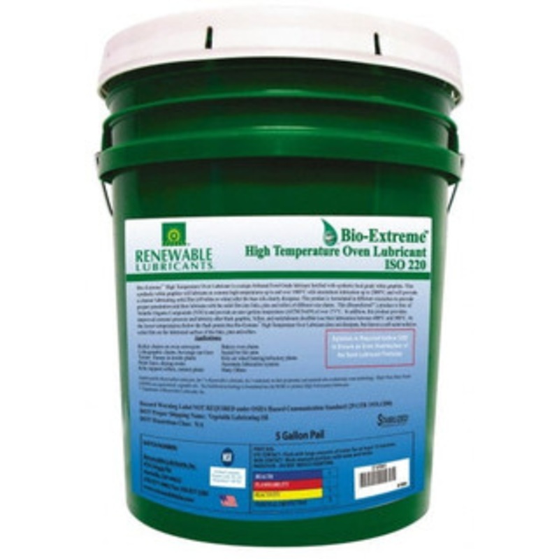 Renewable Lubricants 5 Gal Pail Synthetic/Graphite Lubricant White, -28F to 2,000F, Food Grade 81884 – 40732125