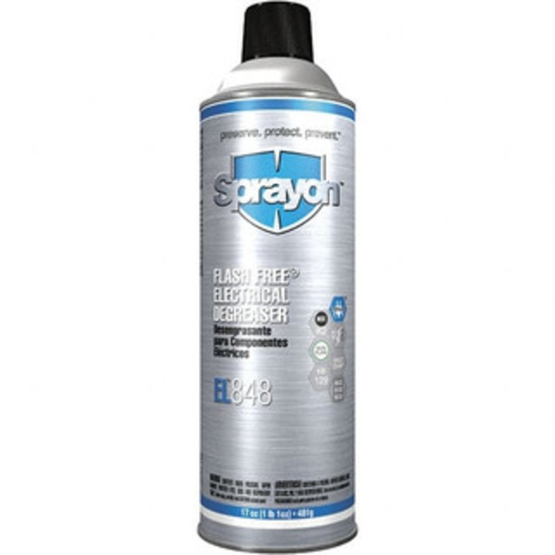 Sprayon 16 Ounce Aerosol Electrical Grade Cleaner/Degreaser Nonflammable, Plastic Safe SC0848000 – 53712402