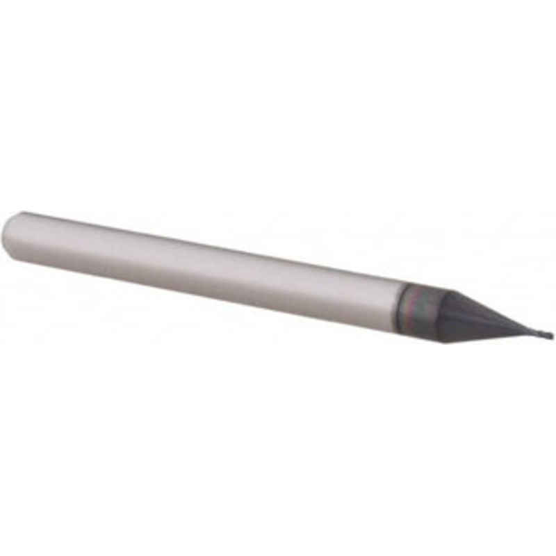 Accupro 0.017, 0.051 LOC, 1/8 Shank Diam, 1-1/2 OAL, 4 Flute, Solid Carbide Square End Mill Single End, AlTiN Finish, Spiral Flute, 30 Helix, Centercutting, Right Hand Cut, Right Hand Flute, Series Miniature 6501882 – 62773130