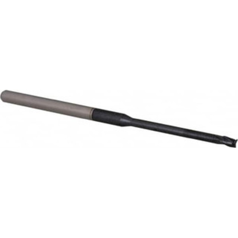 Accupro 0.085, 0.127 LOC, 1/8 Shank Diam, 2-1/2 OAL, 3 Flute, Solid Carbide Square End Mill Single End, AlTiN Finish, Spiral Flute, 30 Helix, Centercutting, Right Hand Cut, Right Hand Flute, Series Miniature 6501353 – 62786645