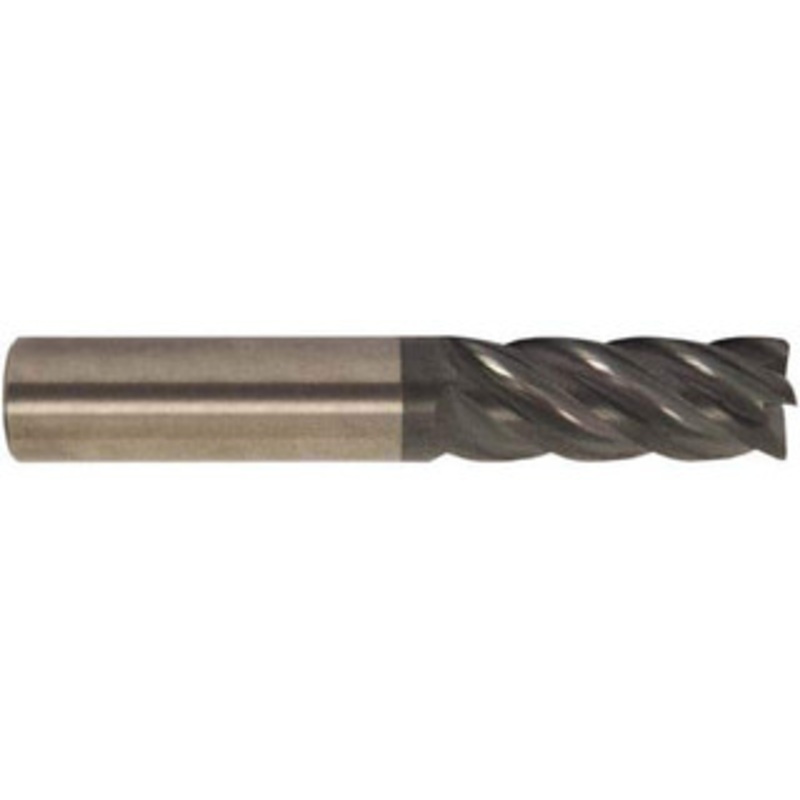 Accupro 1-1/4, 4-1/2 LOC, 1-1/4 Shank Diam, 7 OAL, 5 Flute, Solid Carbide Square End Mill Single End, AlTiCrN Finish, Spiral Flute, 38 Helix, Centercutting, Right Hand Cut, Right Hand Flute, Series HS 6503242 – 42527242