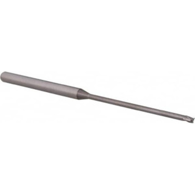 Accupro 1/16, 0.093 LOC, 1/8 Shank Diam, 2-1/2 OAL, 3 Flute, Solid Carbide Square End Mill Single End, Uncoated, Spiral Flute, 30 Helix, Centercutting, Right Hand Cut, Right Hand Flute, Series Miniature 6501296 – 62786025