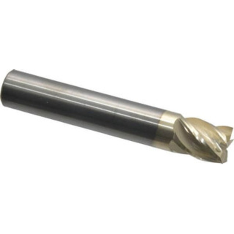 Accupro 1/2, 5/8 LOC, 1/2 Shank Diam, 3 OAL, 5 Flute, Solid Carbide Square End Mill Single End, ZrN Finish, Spiral Flute, 37 Helix, Centercutting, Right Hand Cut, Right Hand Flute 55050010C5 – 77214245